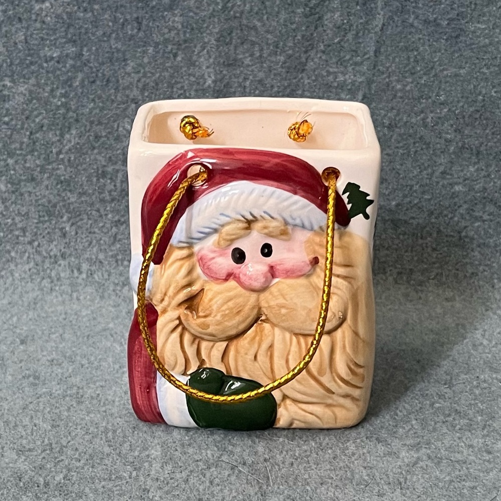 Ceramic Christmas Tea Light Holder